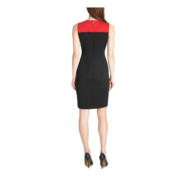 Tommy Hilfiger Womens Embellished Color block Dress | 2 - Picture 2 of 2